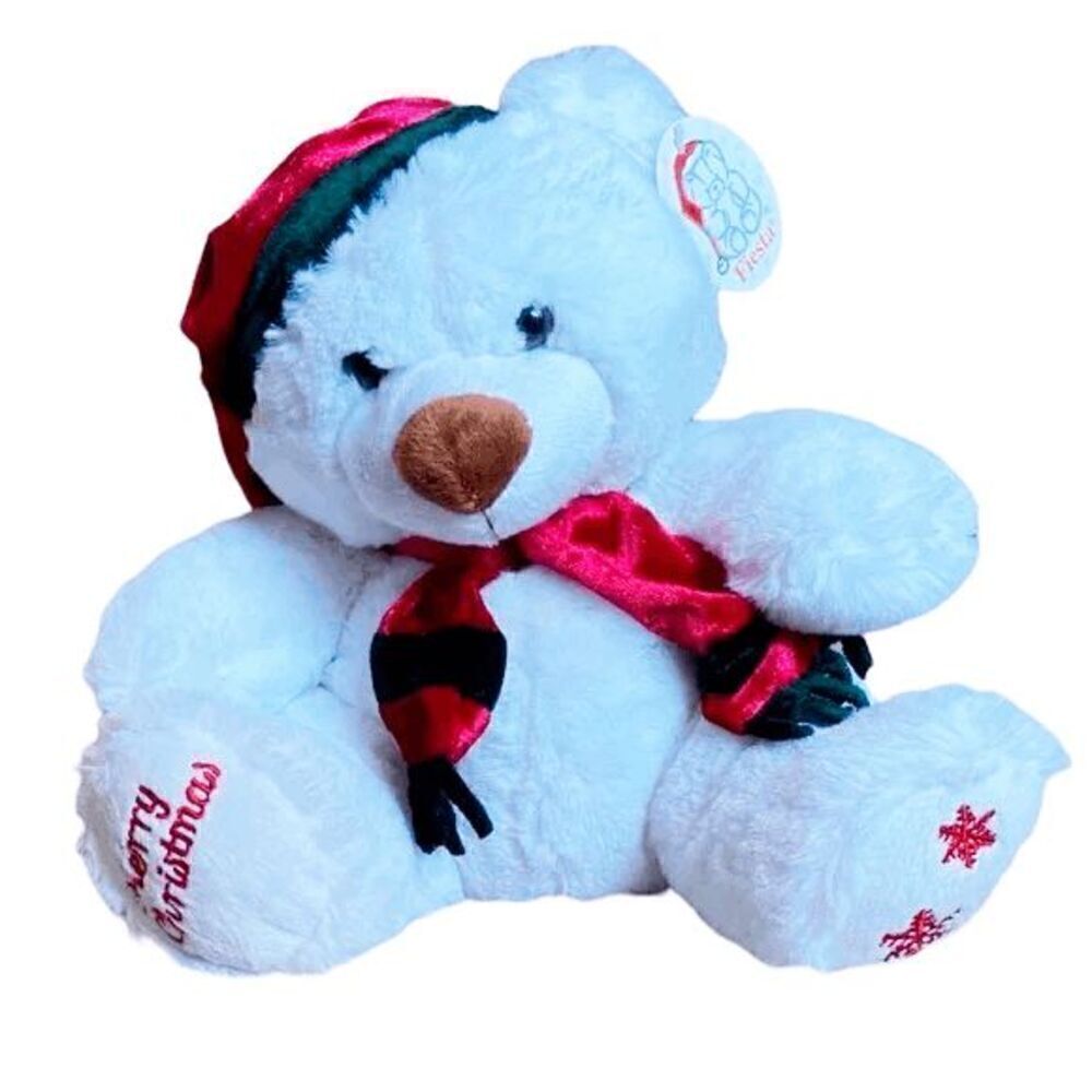 NWT Vtg 2011 Fiesta Sitting Bear 10” Stuffed Animal